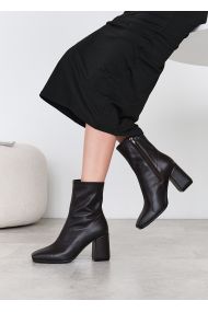 Черевики ботильйони жіночі шкіряні brown 8453-28