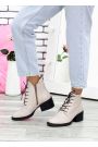 Ботинки ботильоны женские кожаные пудра Lolita 7609-28