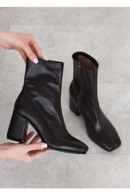 Черевики ботильйони жіночі шкіряні brown 8453-28