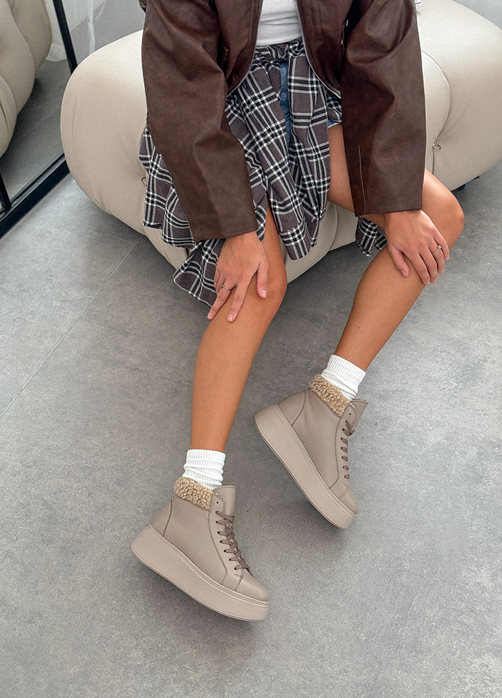 Ботинки женские кожаные Teddy 8232-28