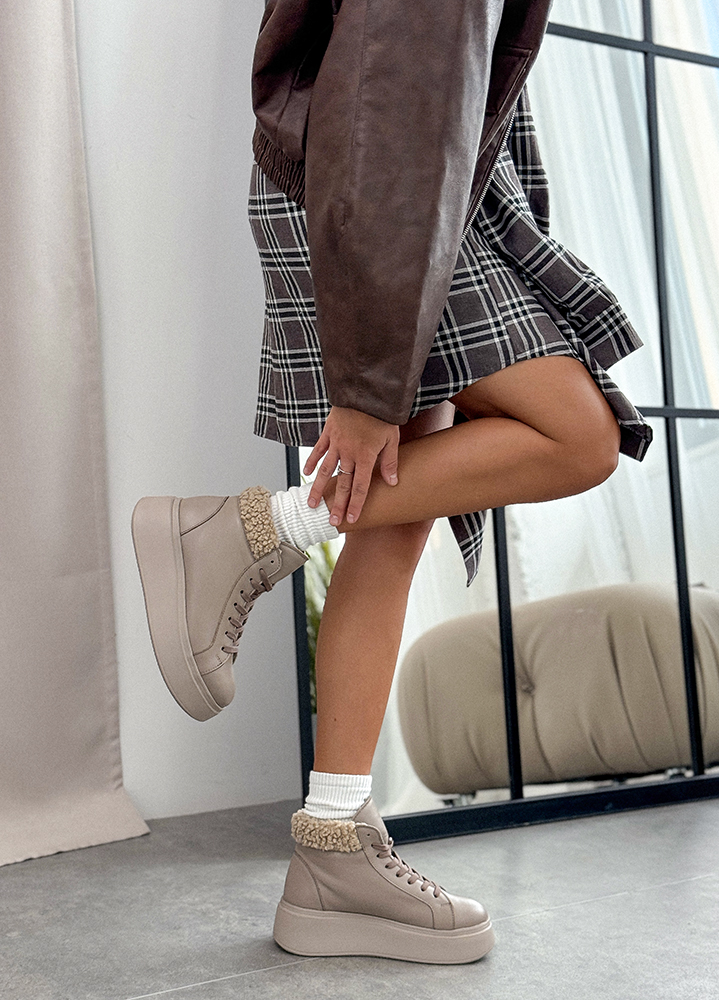 Ботинки женские кожаные Teddy 8232-28