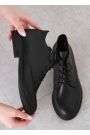 Черевики короткі жіночі шкіряні чорні 8444-28