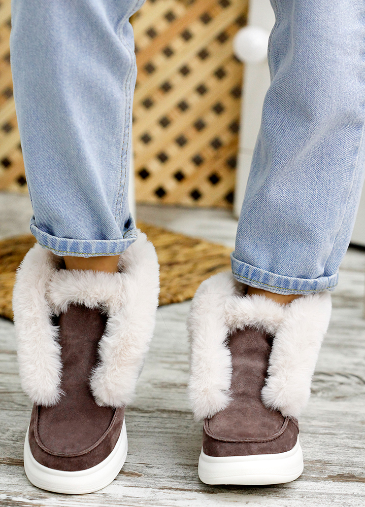 Черевики короткі жіночі замша brown LORO 7815-28