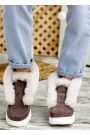 Черевики короткі жіночі замша brown LORO 7815-28