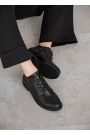 Черевики короткі жіночі шкіряні чорні 8444-28