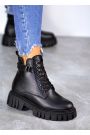Черевики жіночі шкіряні чорні 8056-28