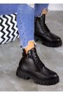 Черевики жіночі шкіряні чорні 8056-28