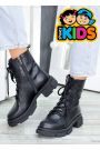 Берцы для подростка кожа 7892-28