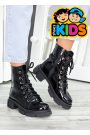 Берцы для подростка лак-кожа 7891-28