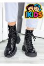 Берцы для подростка лак-кожа 7891-28