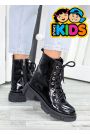 Берцы для подростка лак-кожа 7891-28