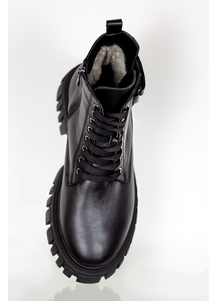 Черевики жіночі шкіряні чорні 8056-28