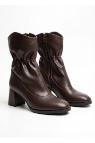 Черевики ботильйони жіночі шкіряні brown 8588-28