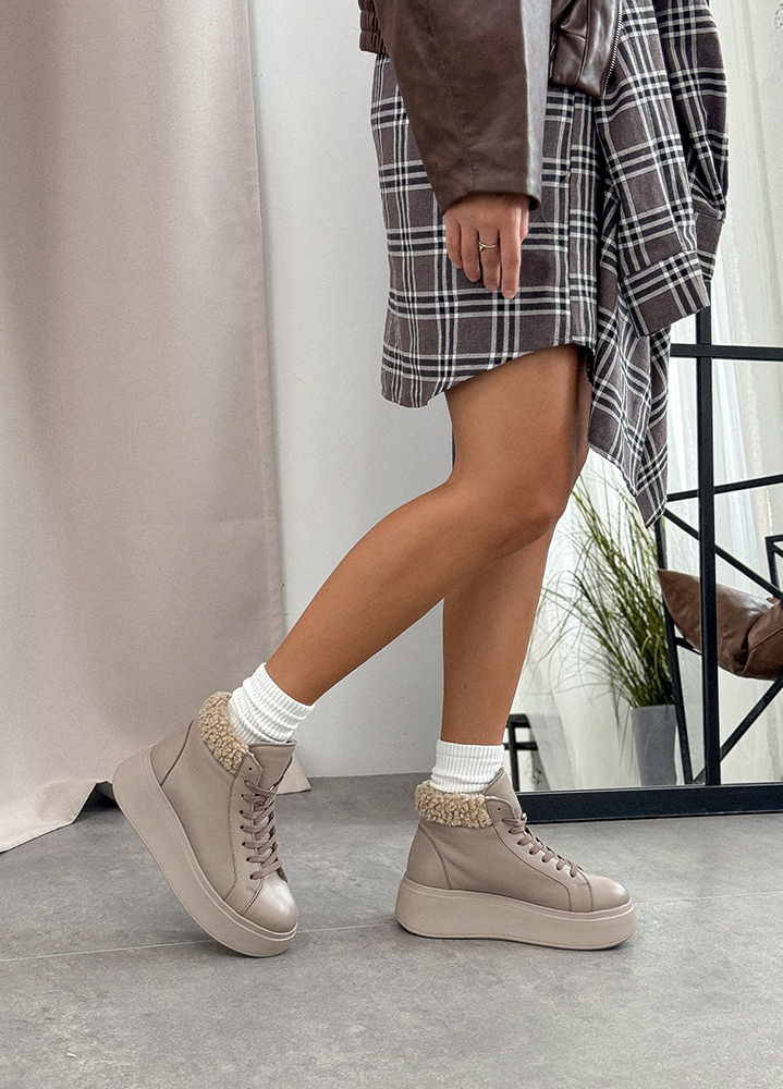 Ботинки женские кожаные Teddy 8232-28