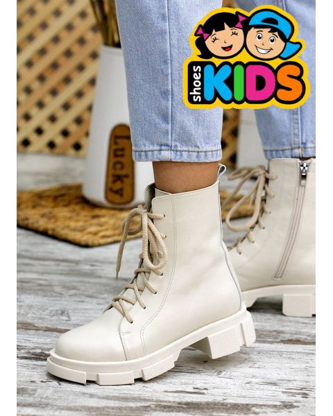 Берцы для подростка кожа 7890-28