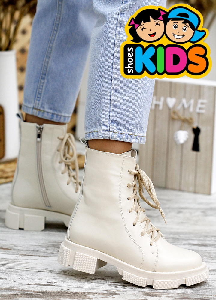 Берцы для подростка кожа 7890-28