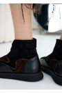 Черевики Barefoot жіночі шкіряні коричневі 8540-28