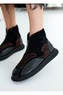 Черевики Barefoot жіночі шкіряні коричневі 8540-28