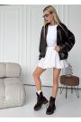 Черевики берці жіночі замша brown з пряжкою 8545-28