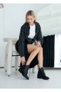 Черевики ботильйони жіночі шкіряні чорні Lolita 8539-28