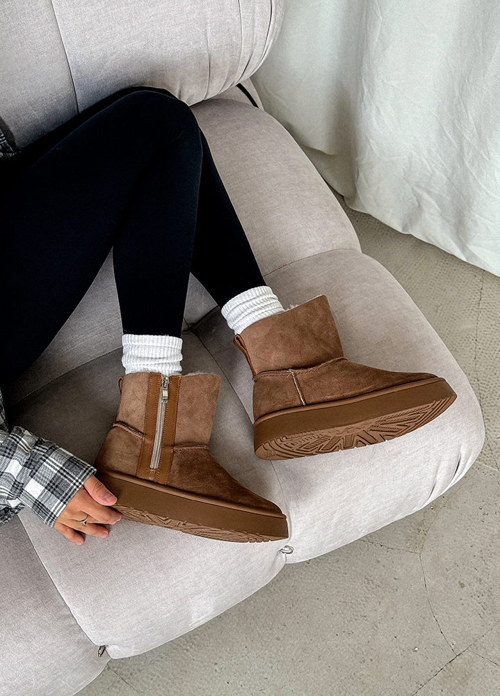 Уггі жіночі натуральна замша мокко 8245-28