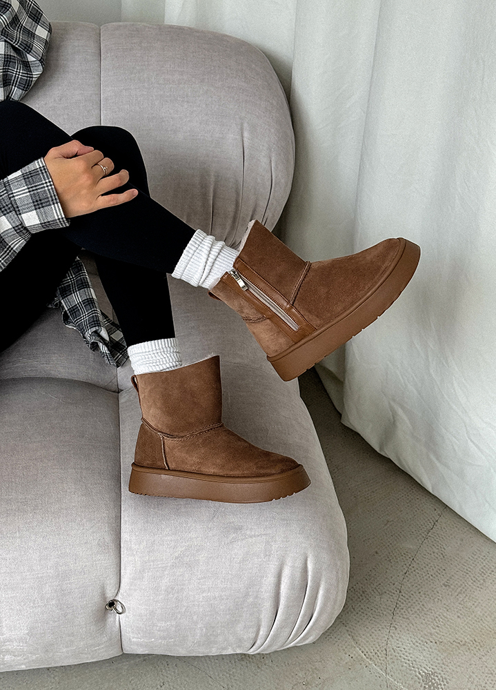 Уггі жіночі натуральна замша мокко 8245-28