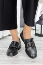 Туфлі жіночі шкіряні чорні Derbi 7605-28