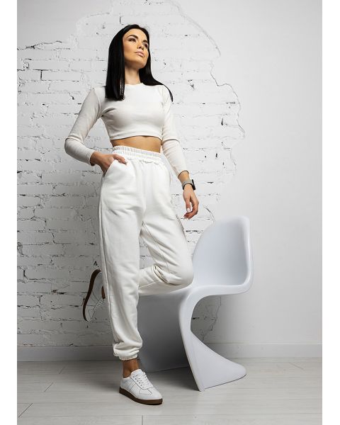 Кроссовки женские кожаные белые Gazelles 8145-28