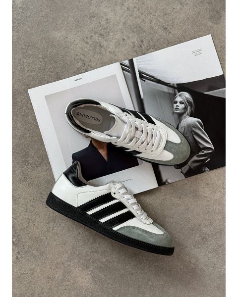 Кросівки жіночі шкіряні білі Samba 8242-28 Кросівки жіночі шкіряні білі Samba 8242-28