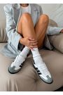 Кросівки жіночі шкіряні білі Samba 8242-28