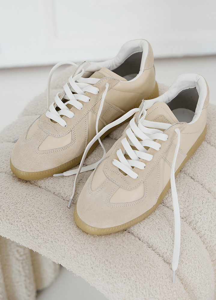 Кеди жіночі шкіряні беж Gazelles 8534-28