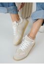 Кеди жіночі шкіряні беж Gazelles 8534-28