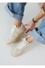 Кеди жіночі шкіряні беж Gazelles 8534-28