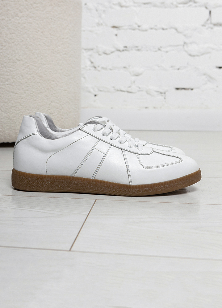 Кеди жіночі шкіряні білі Gazelles 8145-28