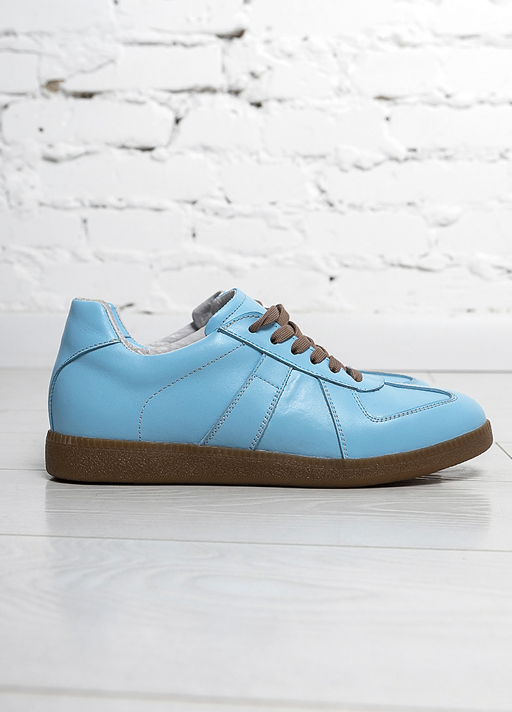 Кеды женские кожаные лазурь Gazelles 8146-28