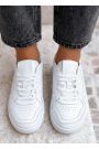 Кросівки жіночі BAREFOOT шкіряні білі 8560-28