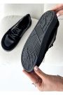 Кросівки жіночі BAREFOOT шкіряні чорні 8547-28