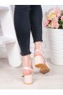 Босоніжки пудра шкіра 7125-28