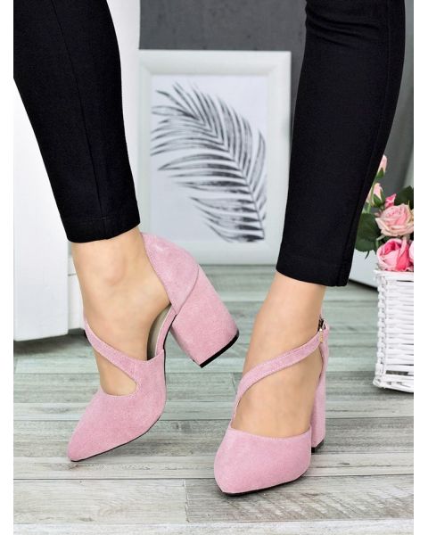 Туфли женские замшевые пудра Marsel 7315-28 Туфли женские замшевые пудра Marsel 7315-28