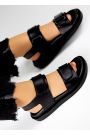 Босоножки черные ORT к. 7980-28