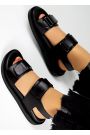 Босоножки черные ORT к. 7980-28
