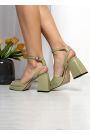 Босоножки CREDO оливка 8160-28