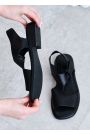 Босоніжки натуральна шкіра чорний 8436-28