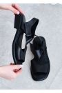 Босоніжки натуральна шкіра чорний 8436-28