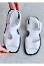 Босоніжки натуральна шкіра білий 8438-28