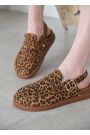 Клоги Barefoot кожа леопард 8469-28