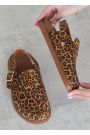 Клоги Barefoot кожа леопард 8469-28