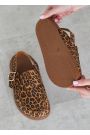 Клоги Barefoot кожа леопард 8469-28