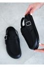 Клоги Barefoot шкіра чорний 8475-28