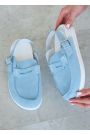 Клоги Barefoot замша блакитний 8477-28 Клоги Barefoot замша блакитний 8477-28